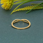 Crossover Pave Set Lab grown Diamond Wedding Band - JBR Jeweler