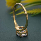 Curved Cushion Cut Lab Grown Diamond Engagement Ring - JBR Jeweler