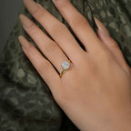 Curved Cushion Cut Lab Grown Diamond Engagement Ring - JBR Jeweler