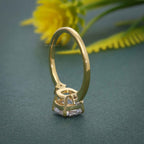 Three Stone Cushion Cut Lab Grown Diamond Engagement Ring - JBR Jeweler