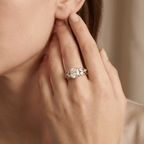 Nature inspired diamond engagement ring for proposal