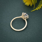 Twist Round Cut Moissanite Diamond Engagement Ring - JBR Jeweler