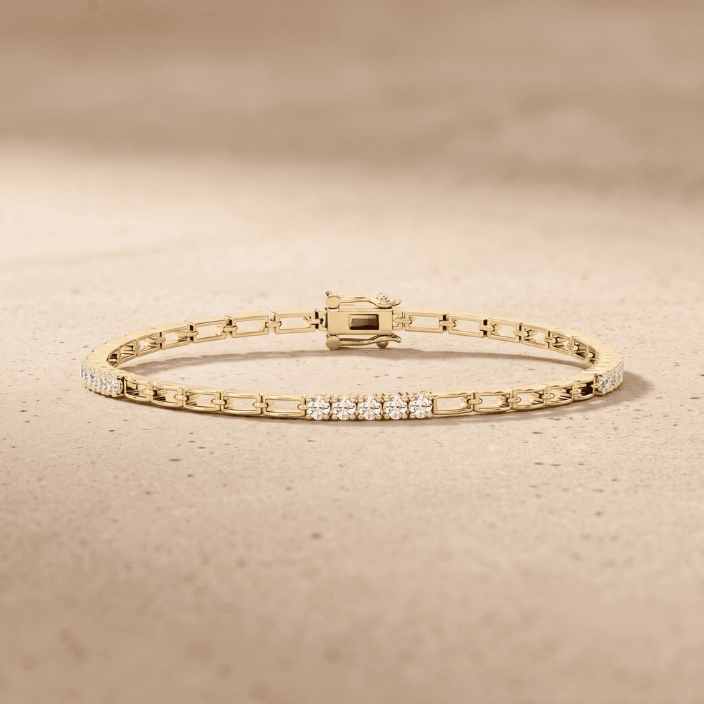 Diamond Gold Chain Bracelet for Women Dainty Jewelry