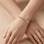 Diamond Gold Chain Bracelet for Women Dainty Jewelry