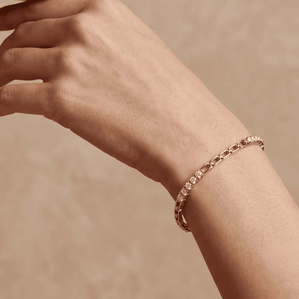 Diamond Gold Chain Bracelet for Women Dainty Jewelry