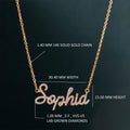 Diamond Name 14k Personalized Moissanite Diamond Name Necklace, Diamond Letter Necklace - JBR Jeweler