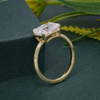 East West Radiant Moissanite Diamond Engagement Ring - JBR Jeweler