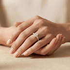 Fine Jewelry 14K Gold Lab Diamond Engagement Ring