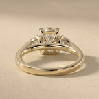 Elegant Elongated Cushion Cut Bridal Ring for Women