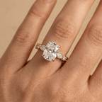 Elegant solitaire lab diamond ring for women