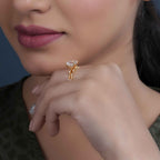 Emerald Cut Moissanite Engagement Ring With Matching Bridal Ring Set - JBR Jeweler
