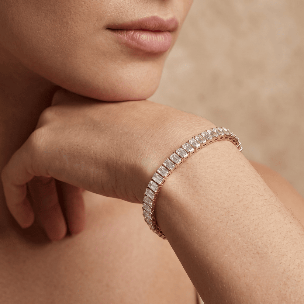emerald cut lab diamond jewelry