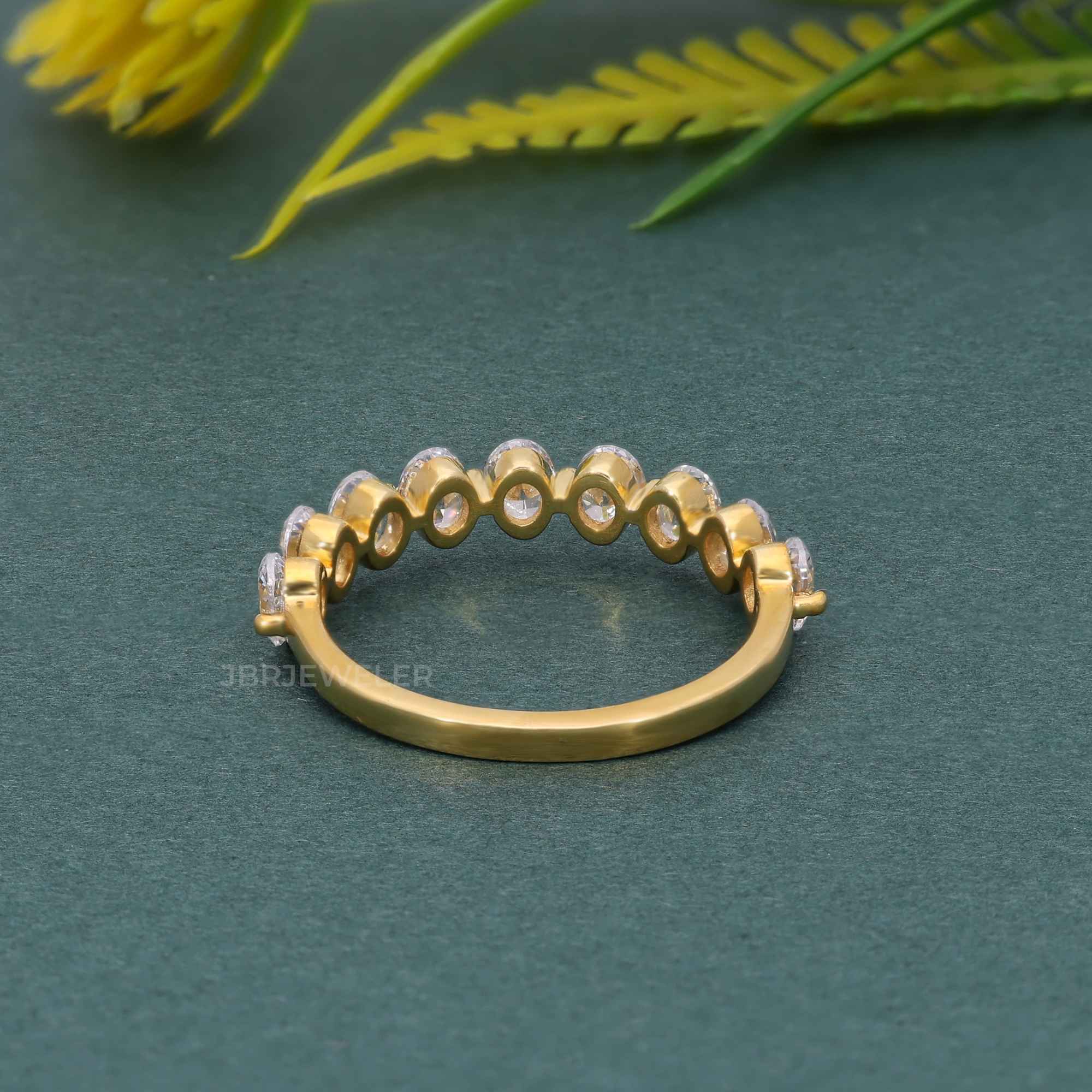 Floating Oval Cut Lab Grown Diamond Wedding Ring - JBR Jeweler