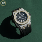 Fully Black Dial And Straps Moissanite Best Luxury Watch