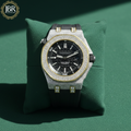 Fully Black Dial And Straps Moissanite Best Luxury Watch