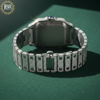 Fully Iced Out VVS Moissanite Diamond Bust Down Watch For Men