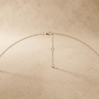 Gold Infinity Pendant Necklace with Oval Clear Stone