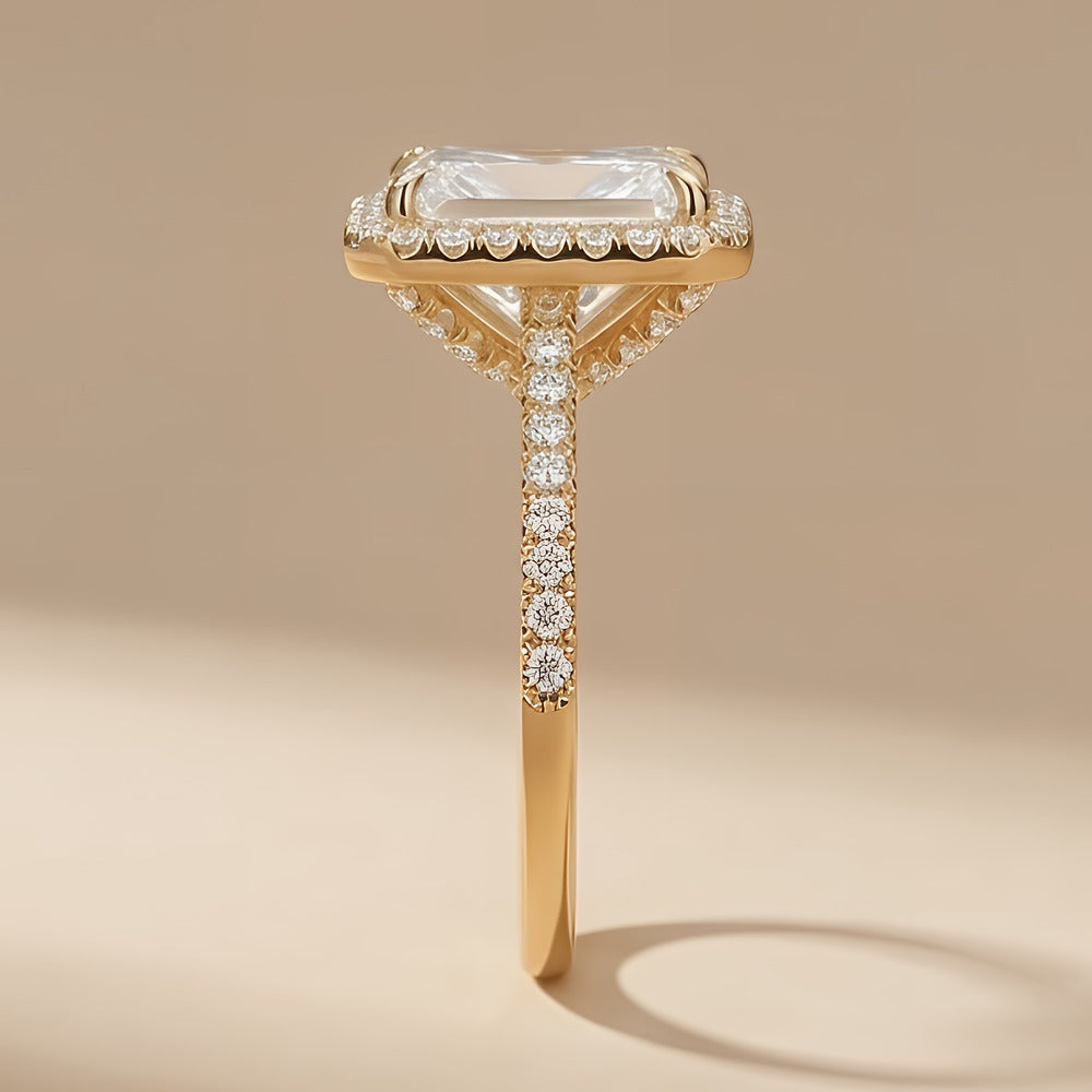 Hidden Halo Wedding Ring