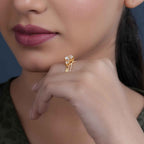 Infinity Three Stone Round Lab Grown Diamond Bridal Wedding Ring Sets