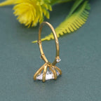 Knife edge Marquise Cut Moissanite Diamond Engagement Ring - JBR Jeweler