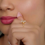 Knife edge Oval Cut Lab Grown Diamond Engagement Ring - JBR Jeweler