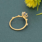 Knife edge Pear Cut Lab Grown Diamond Engagement Ring - JBR Jeweler