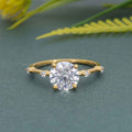 Knife edge Round Cut Lab Grown Diamond Engagement Ring - JBR Jeweler