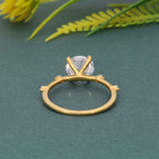 Knife edge Round Cut Lab Grown Diamond Engagement Ring - JBR Jeweler