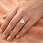 Ethically sourced lab diamond ring for new mom