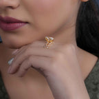 Marquise Cut Moissanite Diamond Engagement Ring Set Unique Bridal Set - JBR Jeweler