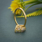 Muse Marquise Cut Moissanite Diamond Engagement Ring - JBR Jeweler
