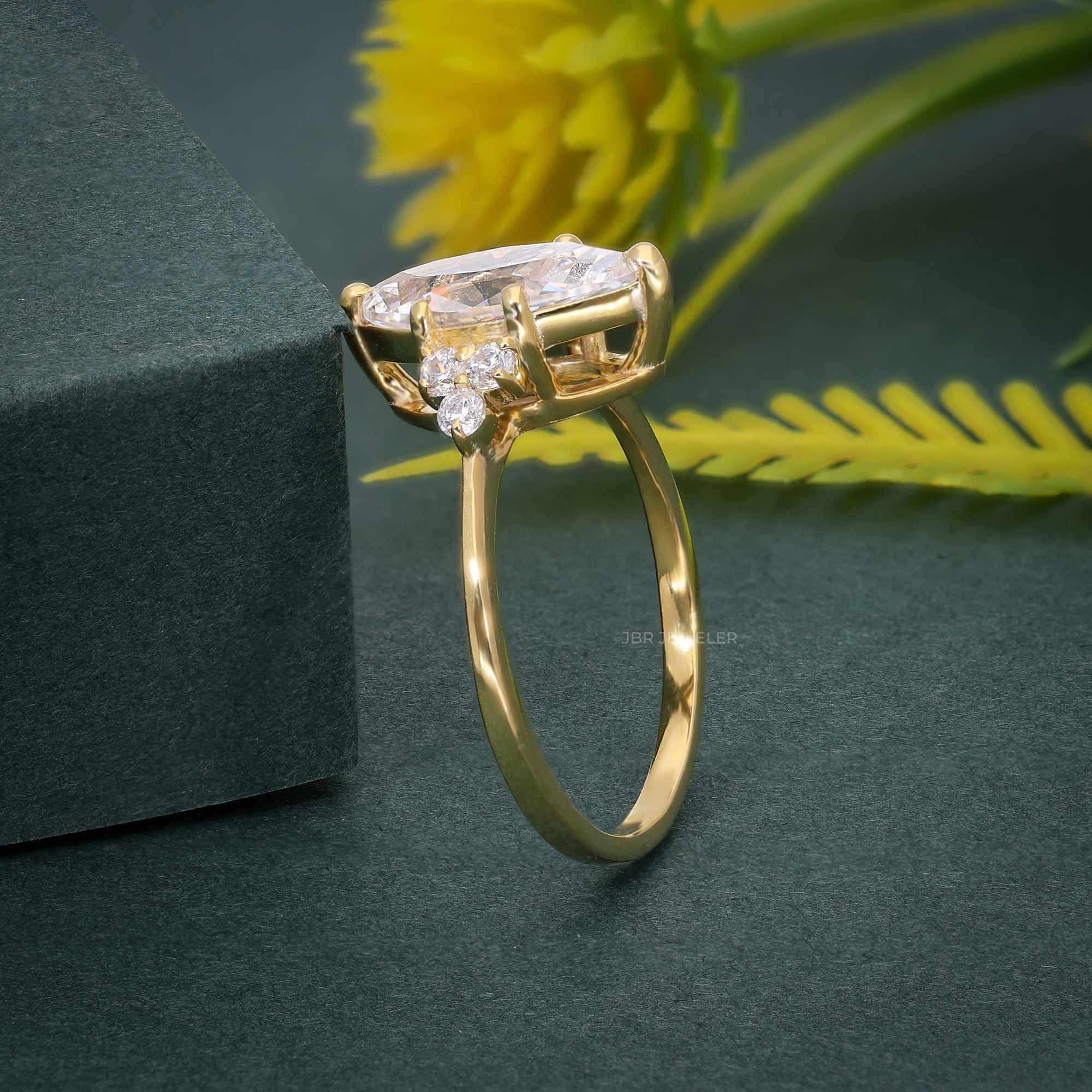 Muse Marquise Cut Lab grown Diamond Engagement Ring - JBR Jeweler