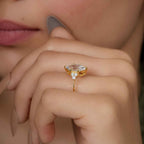 Muse Marquise Cut Lab grown Diamond Engagement Ring - JBR Jeweler