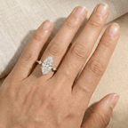 Timeless marquise cut engagement ring for women