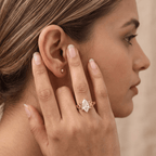 Celtic bridal ring gift for mom lifestyle shot