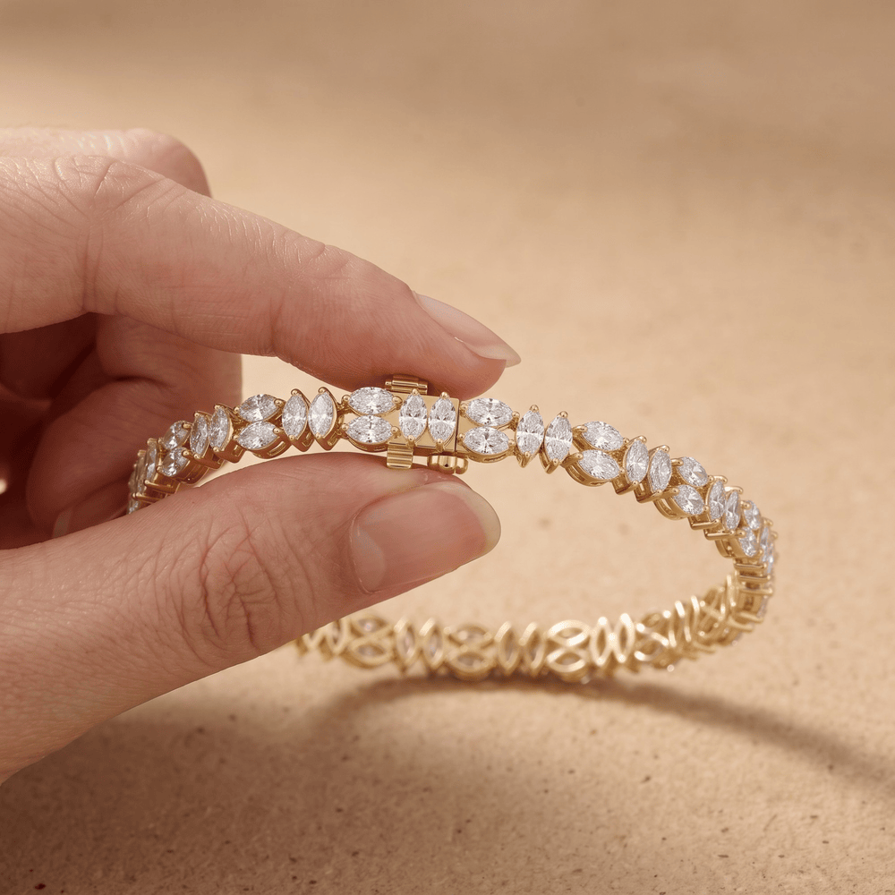 Marquise lab diamond jewelry