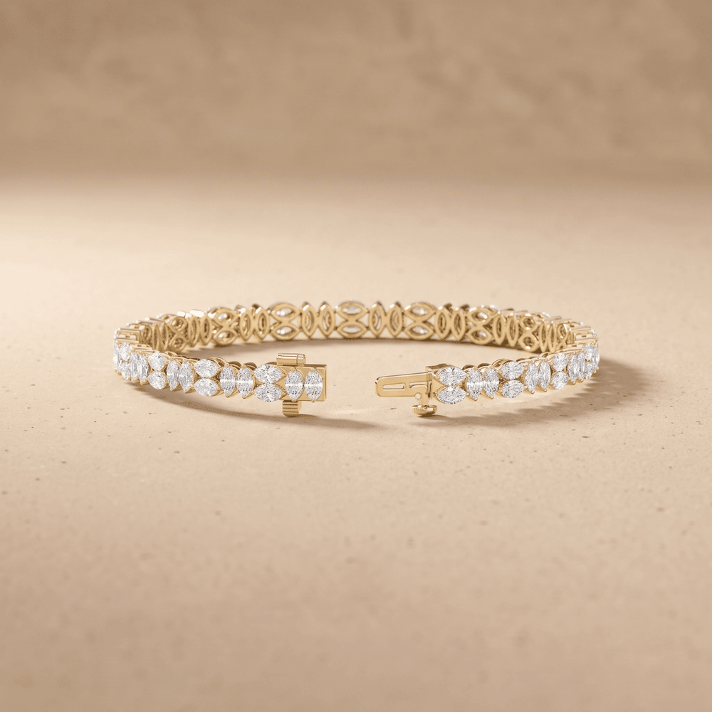 Lab grown diamond tennis bracelet