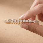 Marquise diamond fashion bracelet