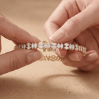 Marquise shape diamond bracelet