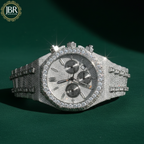 Men's Two Tone VVS Moissanite Fully Diamond Watch Best Gifts For Her - JBR Jeweler