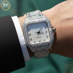 Men's VVS Moissanite Hip Hop Fully Iced Out Luxury Watch