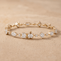Luxury lab diamond bracelet for women