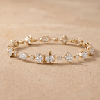 Luxury lab diamond bracelet for women