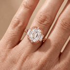 14K gold bridal engagement ring