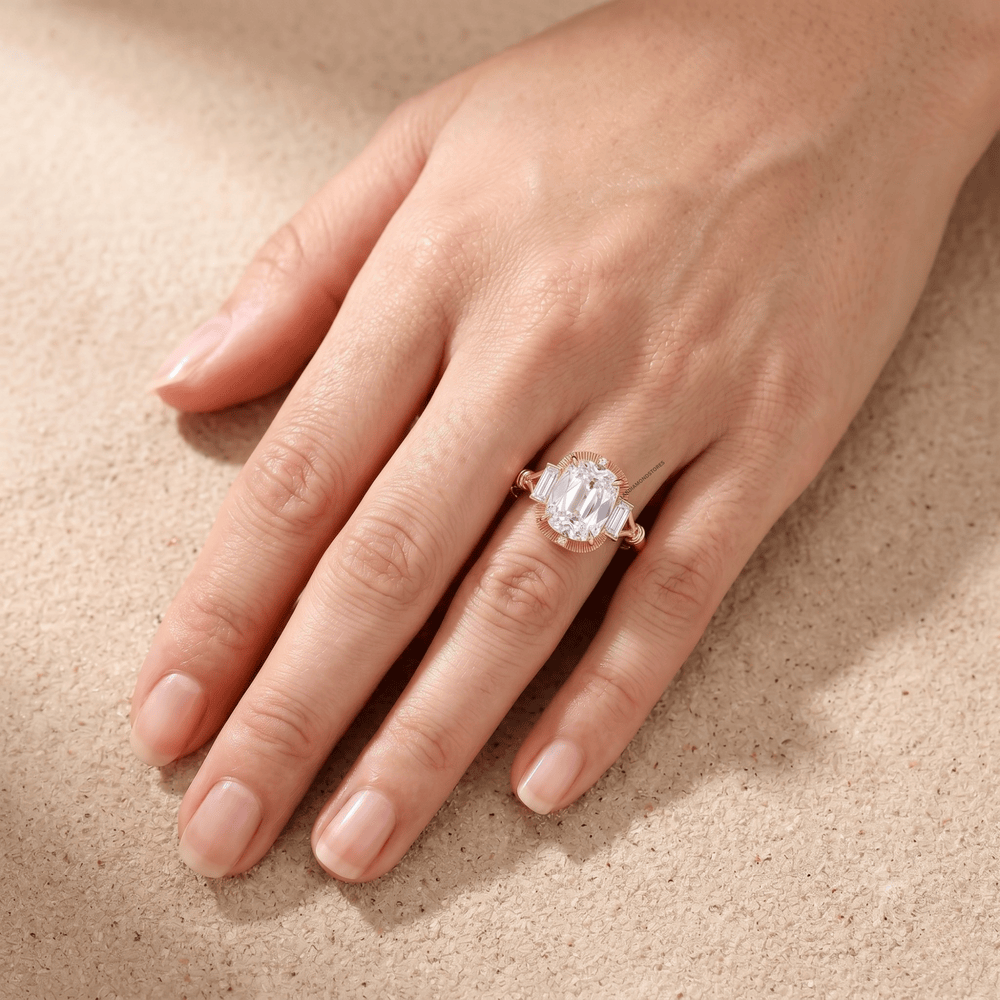 Art Deco engagement ring for her