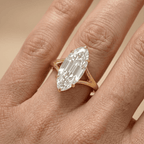 Unique lab diamond ring for her