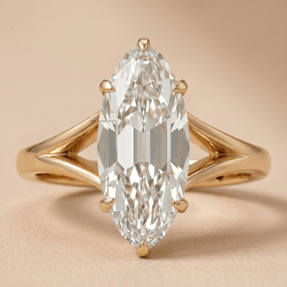 Old Mine cut solitaire engagement ring