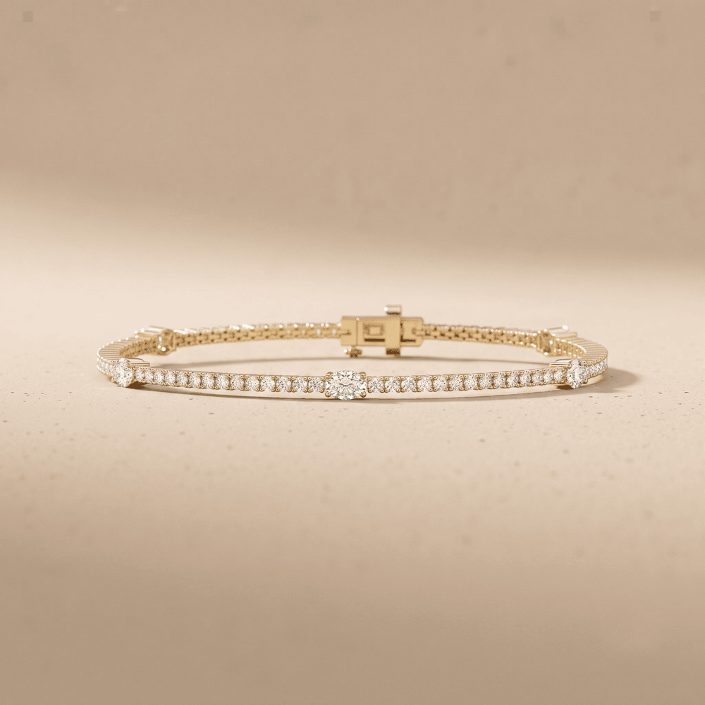 Lab grown diamond bracelet for women