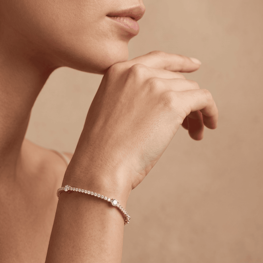 Diamond tennis bracelet gift for wife