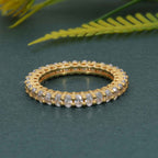 Oval Cut Lab Grown Diamond Eternity Wedding Band - JBR Jeweler